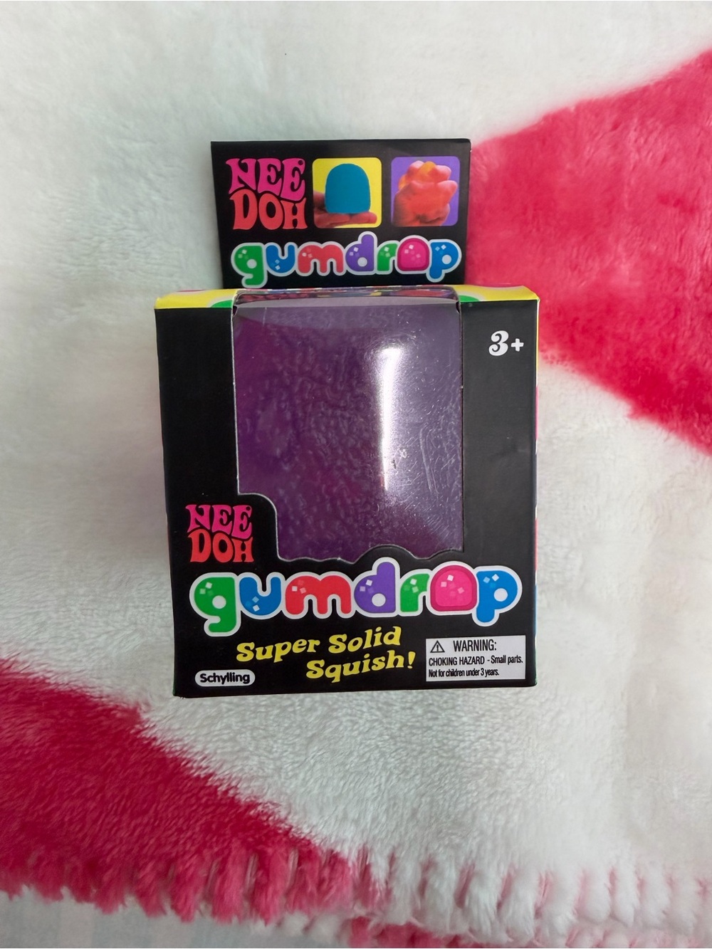 Needoh Gumdrop Super Solid Squish Toy - Purple